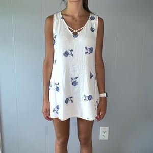 White Embroidered Dress